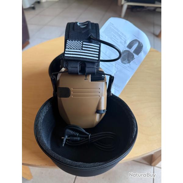 casque tir �lectronique marron