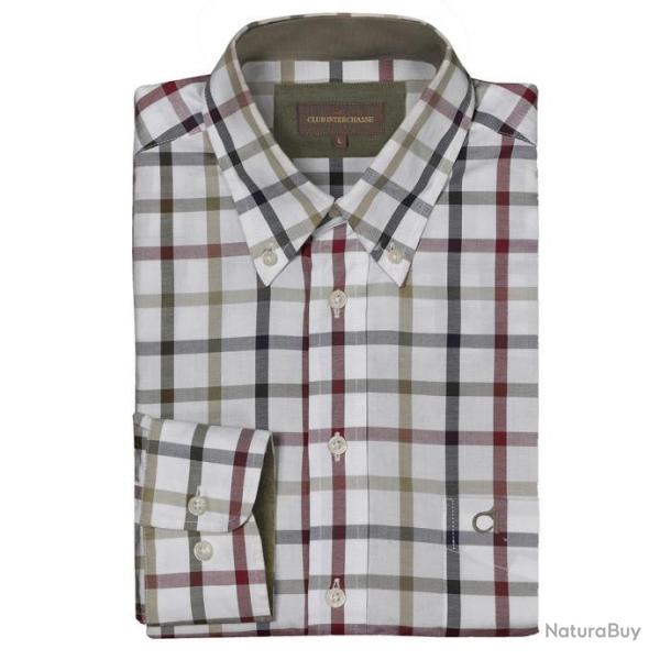 Prix de d�part � 1� !!  Chemise Chasse Sherlock Club-Interchasse Taille 2XL