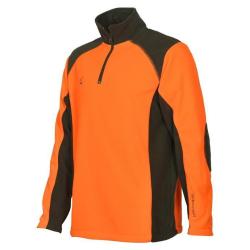 Prix de d&eacute;part &agrave; 1� !! Polo polaire Orange Percussion Taille S