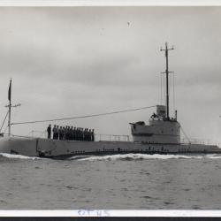 Carte postale OTUS ODIN/OCASS Groutz. PATROL S/M. LAUNCH 31/8/1928 SCUTTLED 9/1946 -N&deg;8418