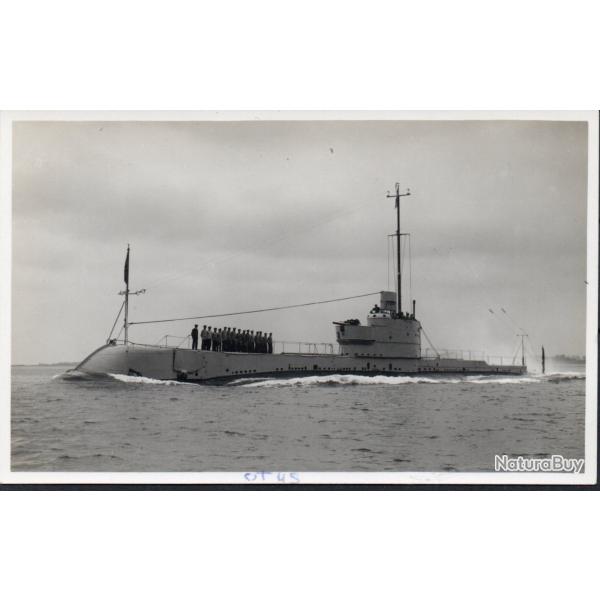 Carte postale OTUS ODIN/OCASS Groutz. PATROL S/M. LAUNCH 31/8/1928 SCUTTLED 9/1946 -N�8418