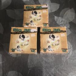 LIVRAISON OFFERTE ,75 cartouches, 3 boites de 25 cartouches  joker bio36 bj  pb 6  36g  cal 12/70