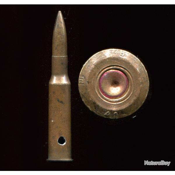 7.62 x 54 R Mosin URSS - cartouche pour mitrailleuse � �tui renforc�