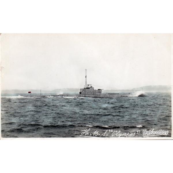 Carte postale HMS Olympus sous-marin -N�8420