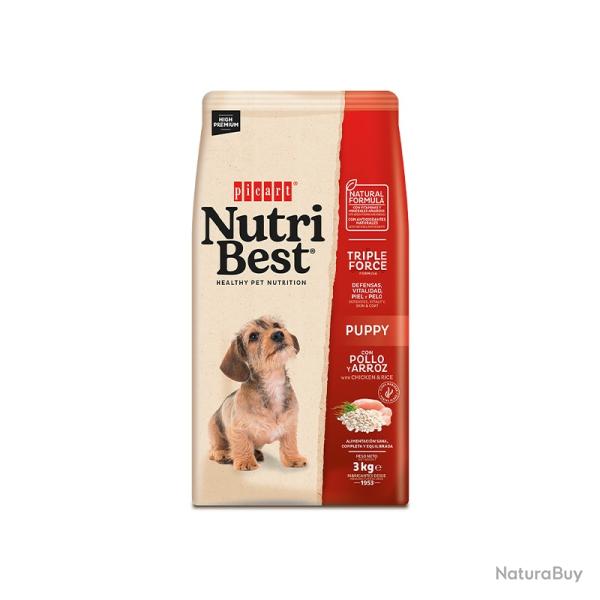 Nutribest PUPPY Chicken and Rice 3Kg