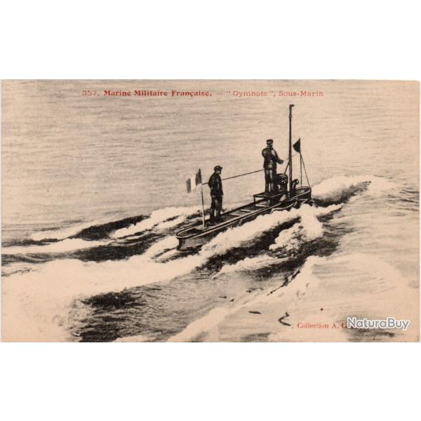 Carte Postale Marine Militaire Fran�aise "Gymnote" Sous-Marin -N�8424