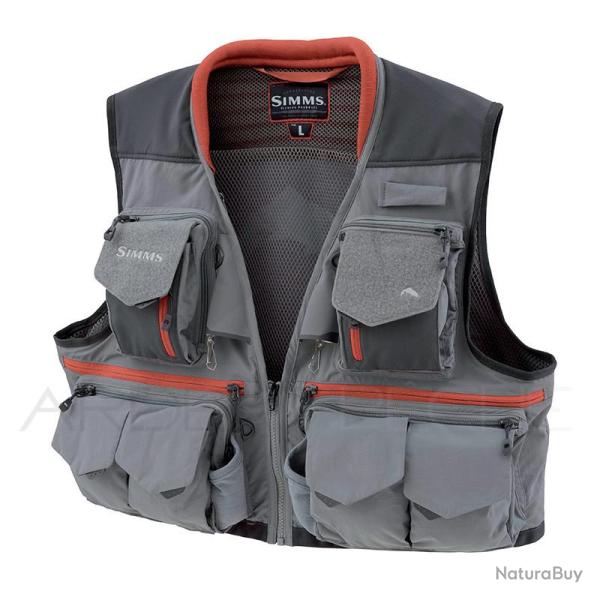 Gilet Mouche SIMMS Guide Vest Steel L