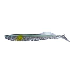Leurre Souple Gunki V3IB 125 ITB 12,5cm A l'unit&eacute; 9,2g Green Shiner Yellow Dot
