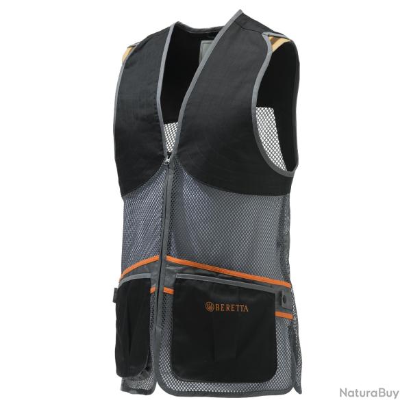 Gilet de tir BERETTA full mesh noir gris