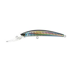 Poisson Nageur Yo-Zuri Crystal Minnow DD 90 mm 9,5g Flottant 90mm Silver Black (C4) 2 m