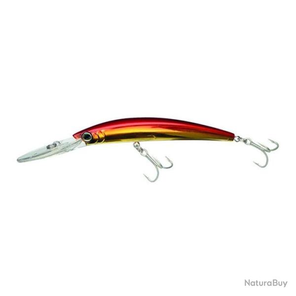 Poisson Nageur Yo-Zuri Crystal Minnow DD 90 mm 9,5g Flottant 90mm 2 m Holographic Gold Red (HGR)