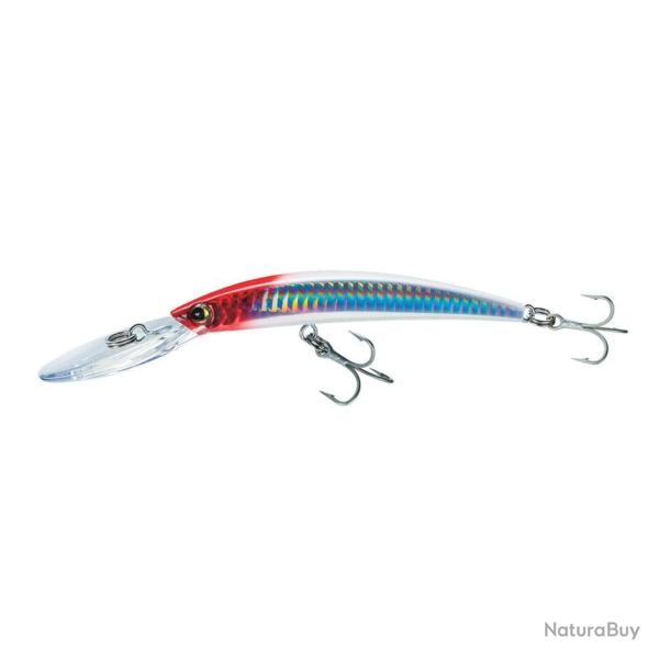 Poisson Nageur Yo-Zuri Crystal Minnow DD 90 mm 9,5g Flottant 90mm 2 m Red Head (HRH)