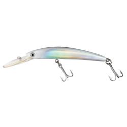 Poisson Nageur Yo-Zuri Crystal Minnow DD 90 mm 9,5g Flottant 90mm 2 m Blanc Nacr&eacute; (HWH)