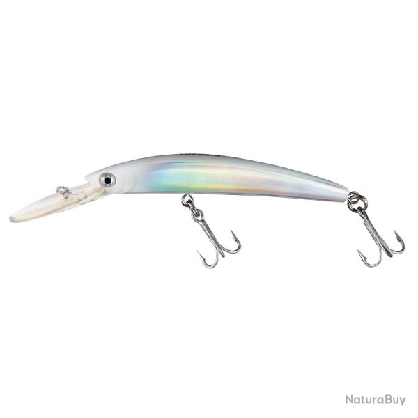 Poisson Nageur Yo-Zuri Crystal Minnow DD 90 mm 9,5g Flottant 90mm 2 m Blanc Nacr� (HWH)