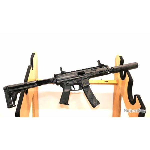 Carabine lucansky arms stinger 9 custom glf avec moderateur bt cal 9x19 Plaintel