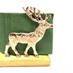 Porte serviettes  en papier decor cerf Lovergreen