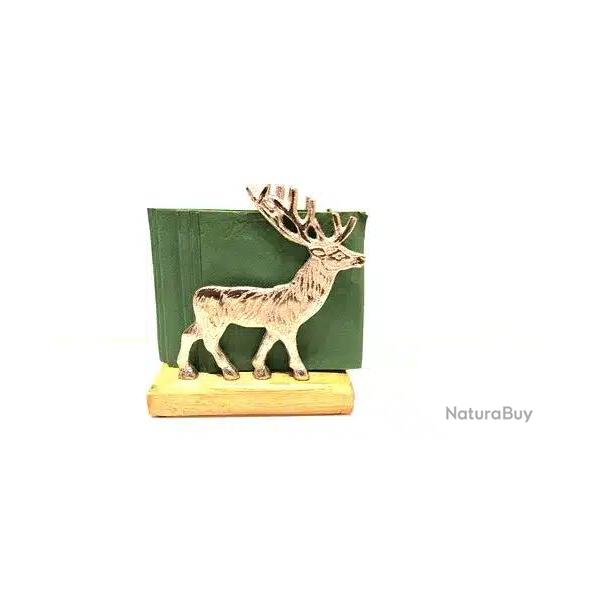 Porte serviettes  en papier decor cerf Lovergreen