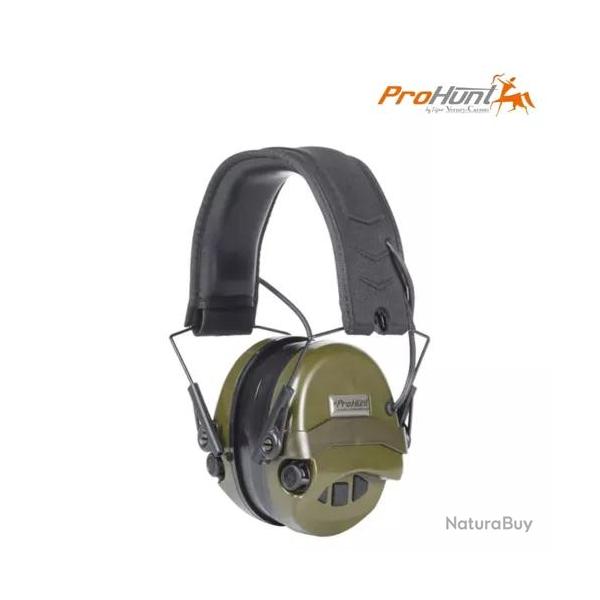 Casque electronique confort anti bruit prohunt