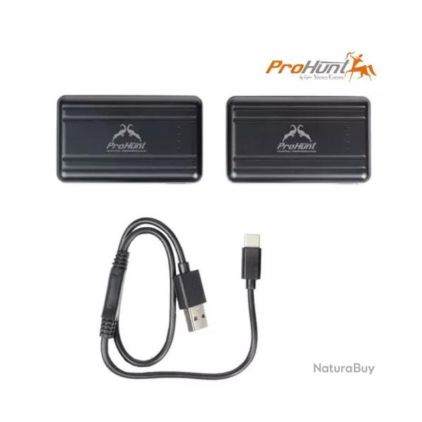 Batterie usb c pour chaussettes et gants  chauffante prohunt