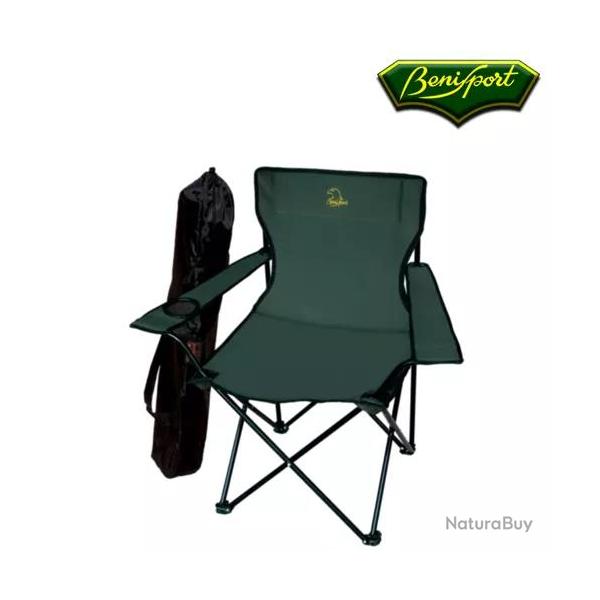 Chaise pliante kaki benisport