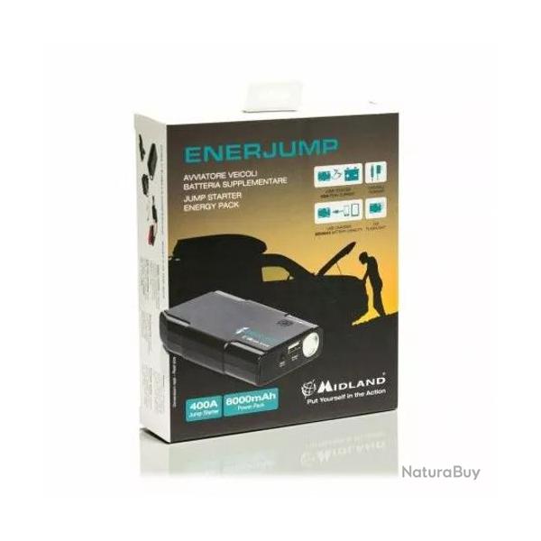 Midland enerjump boosteur et chargeur usb