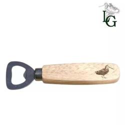 Decapsuleur en bois motif becasse Lovergreen
