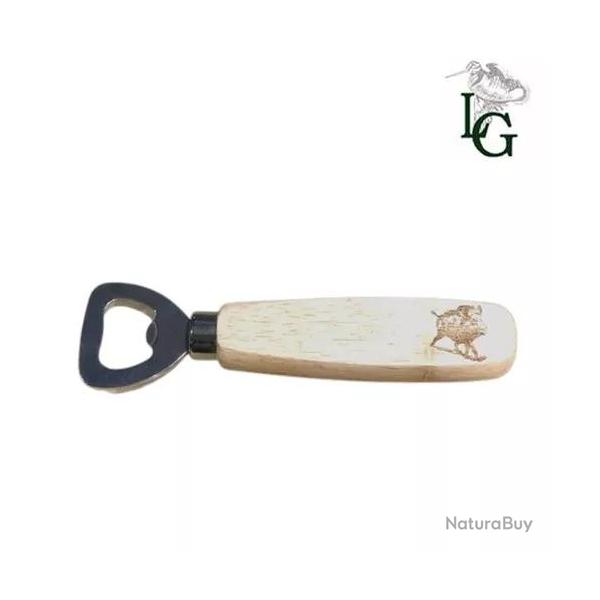 Decapsuleur en bois motif sanglier Lovergreen