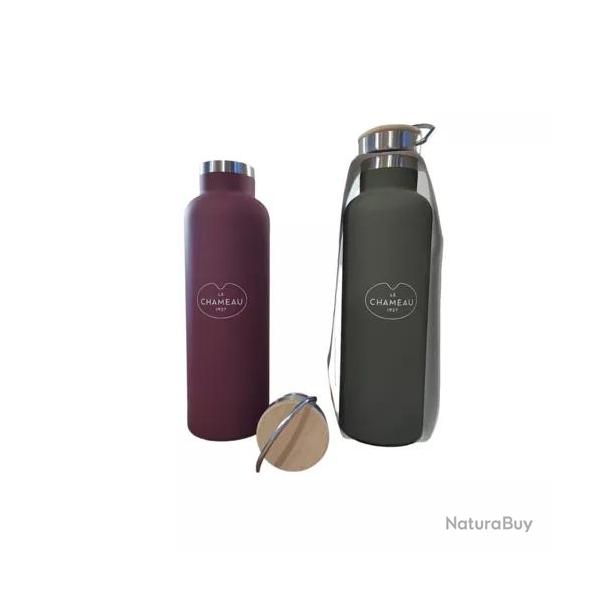 Bouteille isotherme Le Chameau Couleur Bordeaux