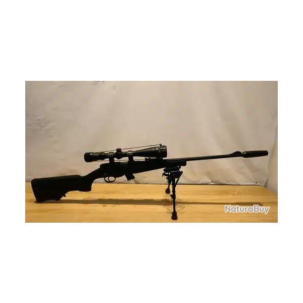 Pack carabine Hatsan Escort Bipied + Lunette + Mds + 2 Chargeurs cal 22lr