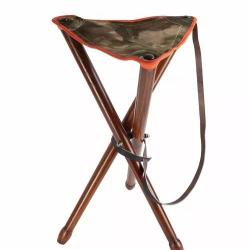 Siege de battue camo  65 cm avec bord orange