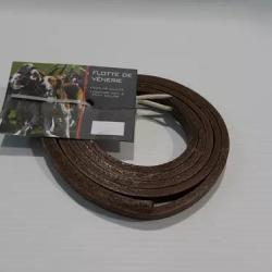 Flotte cuir plate 130cm pisteurs pour fouet de chasse