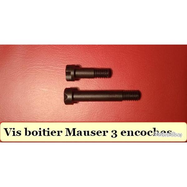 Lot de 2 vis boitier Mauser 3 encoches