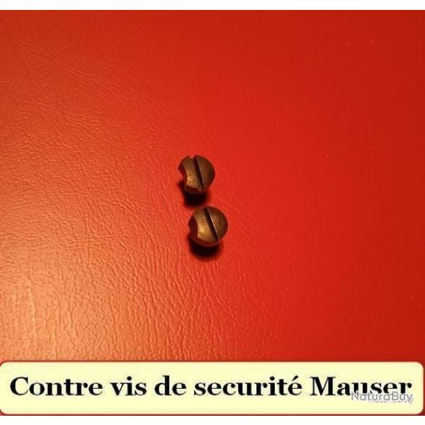 Lot de 2 contre vis Mauser