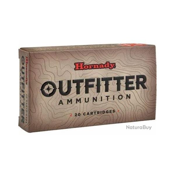 Cartouches Hornady Outfitter cal 338 Win CX Mag 225 gr  14.6 g