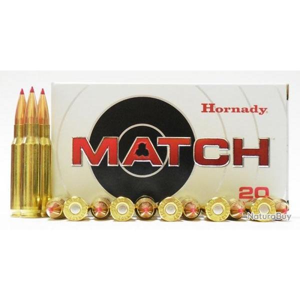 Cartouches Hornady Match ELD-MATCH cal 308 Win 168 gr  10.9 g