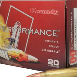 Cartouches Hornady GMX cal 300 win mag 165grs 10,7g