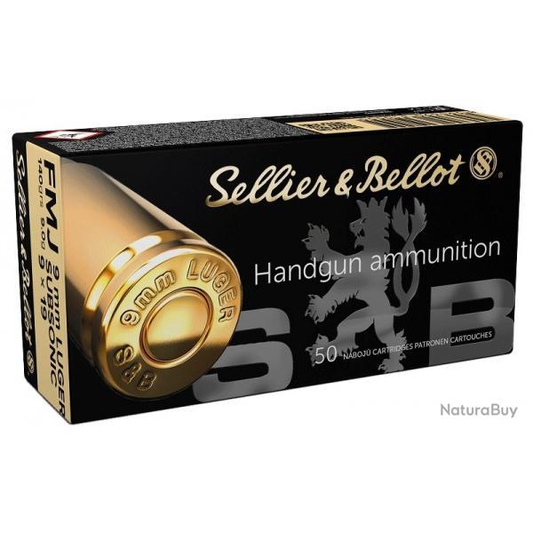 Cartouches Sellier Bellot calibre 9X19 Subsonique
