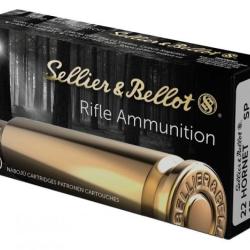 Cartouches Sellier Bellot calibre 22 Hornet 2.9G SP+