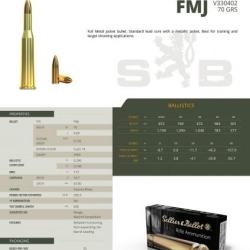 Cartouches Sellier Bellot calibre 5.6X52R FMJ