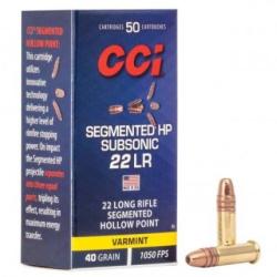 Cartouches CCI subsonique segmented 40 gr