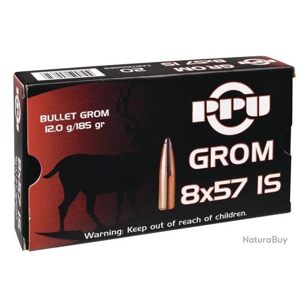Cartouches Partizan PPU Grom calibre 8X57IS 185 gr 12 g