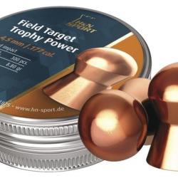 Plomb &agrave; jupe H&N Field Target Trophy Power cal 4.5 mm 0.57 g boite de 300