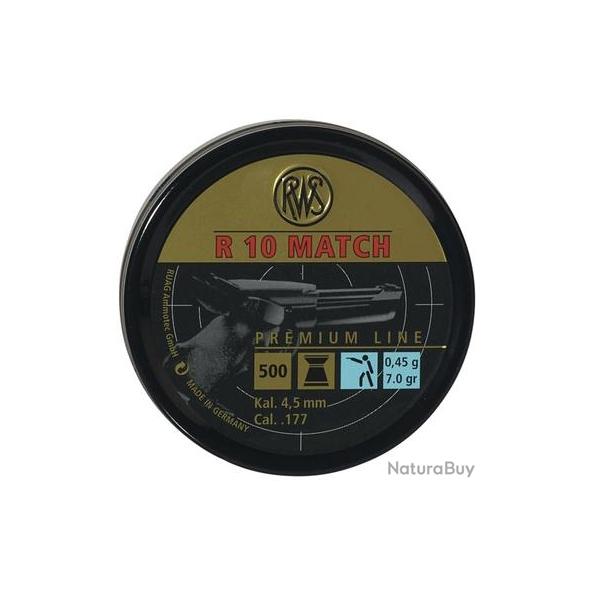 Plombs RWS R10 match cal 4.5 mm