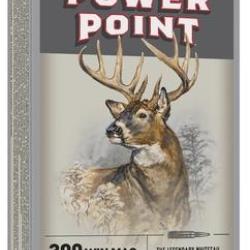 Cartouches Winchester Power Point calibre 300 win mag 150gr 9.72 g
