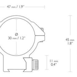 Collier Hawke Match diam&egrave;tre 30MM-9/11MM