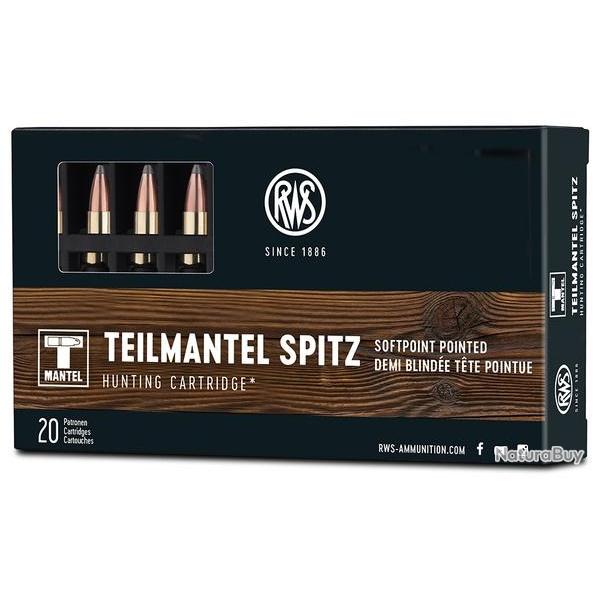 Cartouches RWS Teilmantel calibre 5.6X50Rmag 63 gr 4.1 g