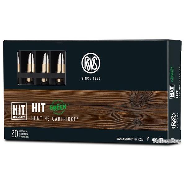 Cartouches RWS Hit calibre 8x57 jrs 160 gr 10.4g