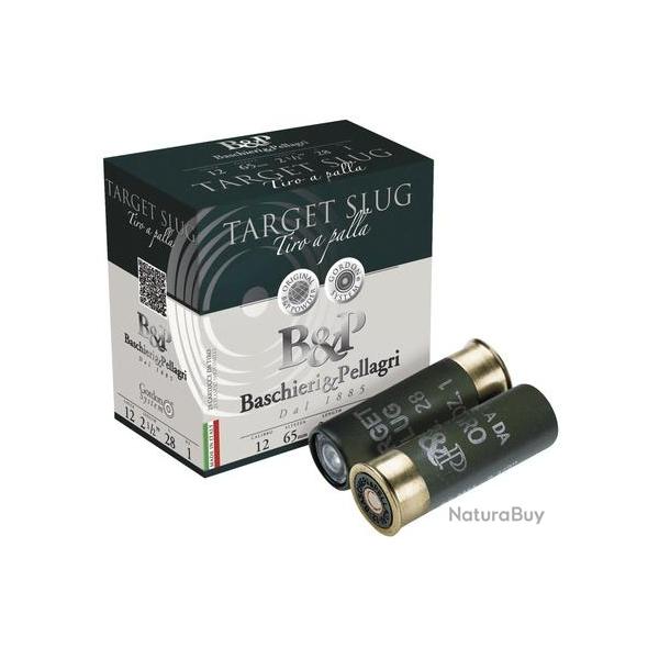 Cartouches B&amp;P Target Slug calibre 12/65 28g