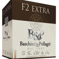 Cartouches F2 Extra B&P calibre 12/70 N&deg;6