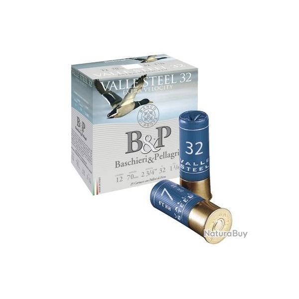 Cartouches B&amp;P Valee Steel calibre 12/70  N�4 32 gr